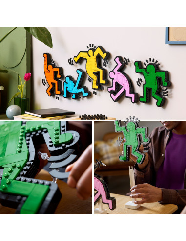 Lego Art - Figure danzanti Keith Haring