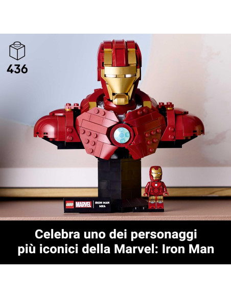 Lego Super Heroes - Busto di Iron Man MK4