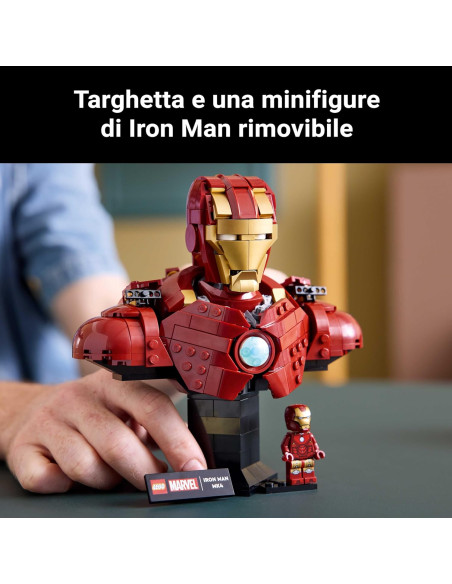 Lego Super Heroes - Busto di Iron Man MK4