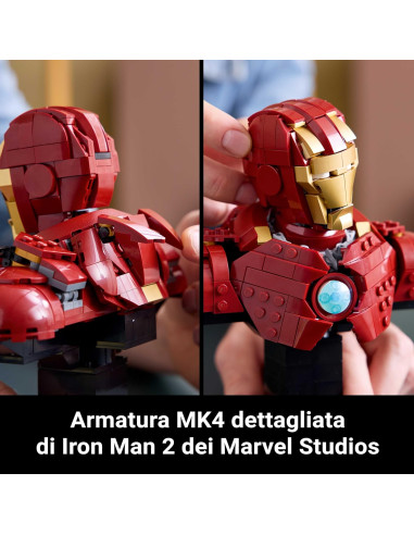 Lego Super Heroes - Busto di Iron Man MK4