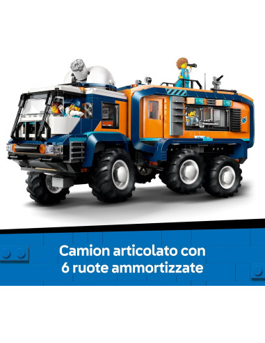 Lego City - Grande camion artico con laboratorio 
