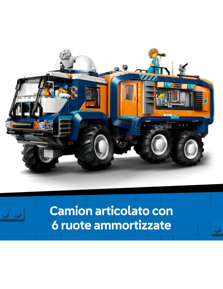 Lego City - Grande camion artico con laboratorio 