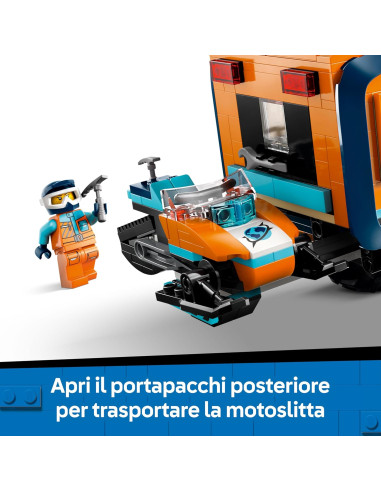 Lego City - Grande camion artico con laboratorio 