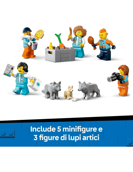 Lego City - Grande camion artico con laboratorio 