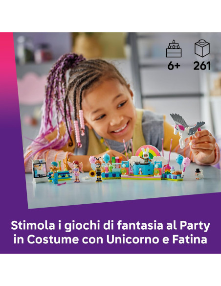 Lego Friends - Party in costume con unicorno e fatina