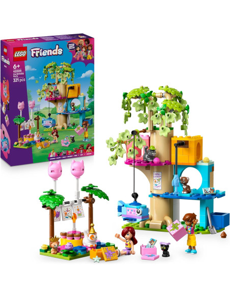 Lego Friends - Festa di compleanno felina e Casa sull'albero