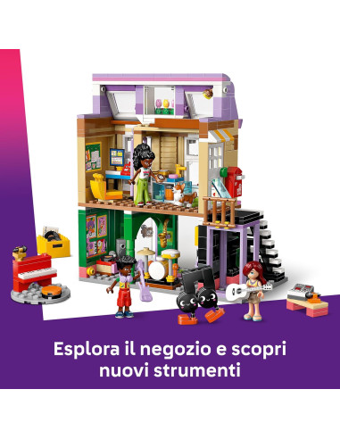 Lego Friends - Negozio di musica e appartamento