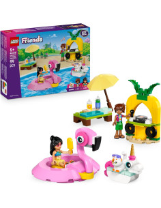 Lego Friends - Pool Party con unicorno e fenicottero