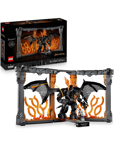 Lego Icons - Il Signore degli Anelli: Book Nook del Balrog