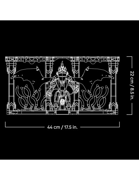 Lego Icons - Il Signore degli Anelli: Book Nook del Balrog