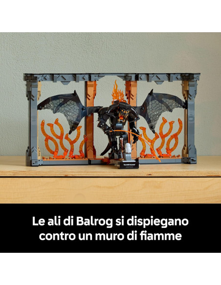 Lego Icons - Il Signore degli Anelli: Book Nook del Balrog