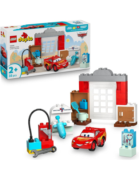 Lego Duplo Disney - La visita di McQueen all'officina di Doc