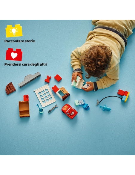 Lego Duplo Disney - La visita di McQueen all'officina di Doc