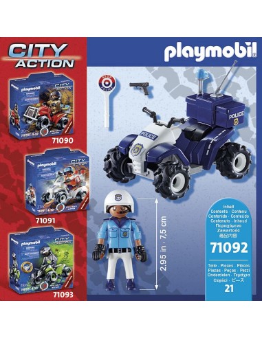 Playmobil Quad Polizia