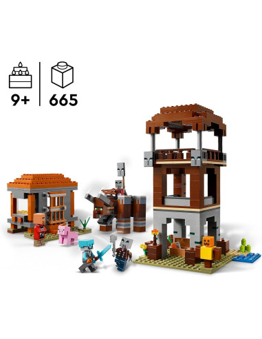 Lego Minecraft - L'avamposto del saccheggiatore...