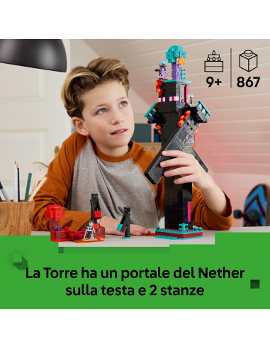 Lego Minecraft - La torre dell'Enderman