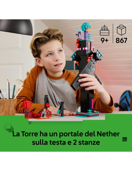 Lego Minecraft - La torre dell'Enderman