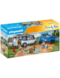 Playmobil roulotte con Auto
