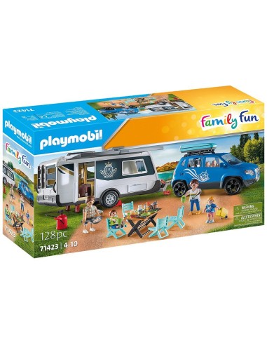 Playmobil roulotte con Auto