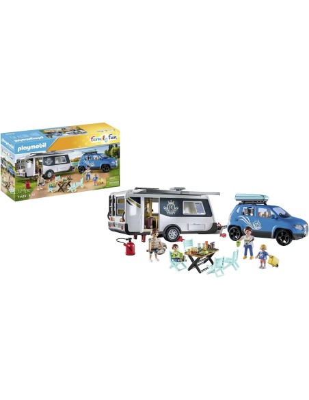 Playmobil roulotte con Auto