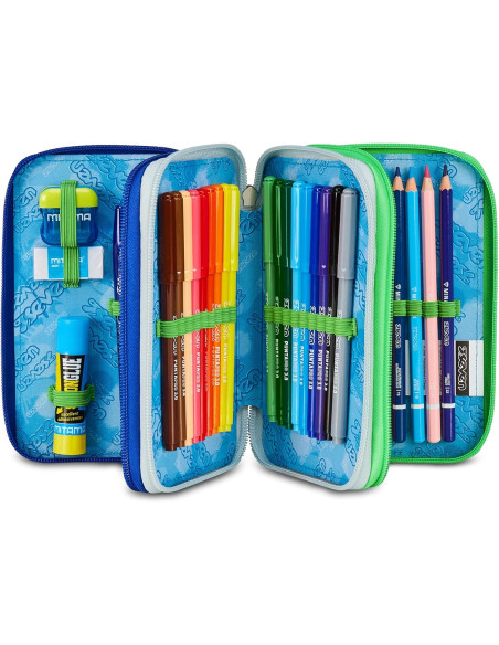 Seven - Astuccio 3 zip Write Down Metal