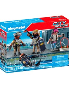 Playmobil Unità speciale - set 4 personaggi