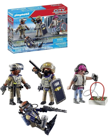 Playmobil Unità speciale - set 4 personaggi