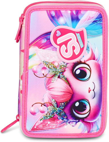 Seven - Astuccio 3 zip Cat Led