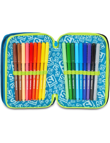 Seven - Astuccio 3 zip Led Look