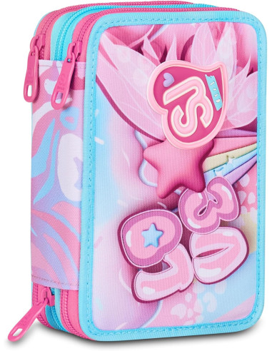 Seven - Astuccio 3 zip Plushy Rabbit