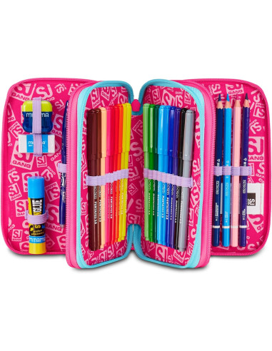 Seven - Astuccio 3 zip Plushy Rabbit