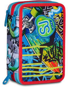 Seven - Astuccio 3 zip Shark Skate