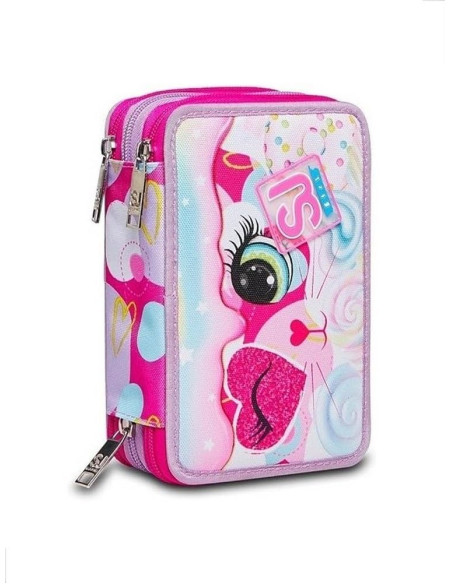 Seven - Astuccio 3 zip Heart Lolly