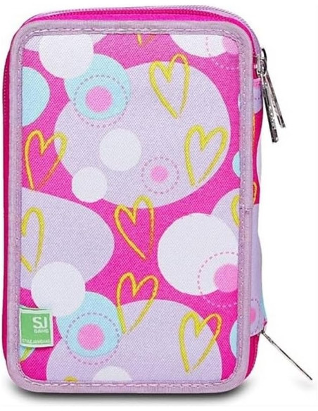 Seven - Astuccio 3 zip Heart Lolly