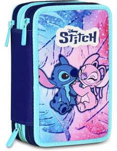 Seven - Astuccio 3 zip Lilo e Stitch modelli ass.ti