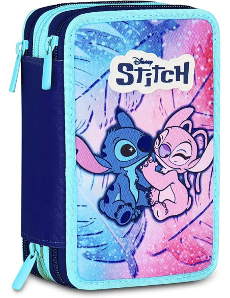 Seven - Astuccio 3 zip Lilo e Stitch modelli ass.ti