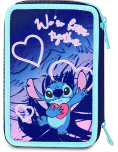 Seven - Astuccio 3 zip Lilo e Stitch modelli ass.ti 2