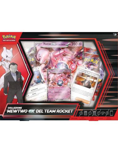 Pokemon collezione Mewtwo-EX del Team Rocket 