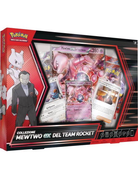 Pokemon collezione Mewtwo-EX del Team Rocket 