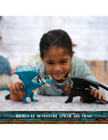 Dreamworks Dragons Toothless e Hiccup