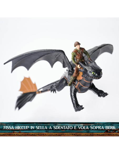 Dreamworks Dragons Toothless e Hiccup
