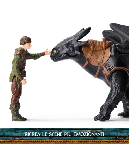 Dreamworks Dragons Toothless e Hiccup