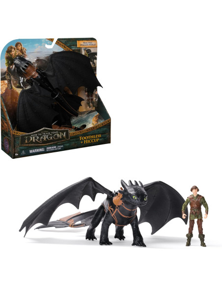 Dreamworks Dragons Toothless e Hiccup
