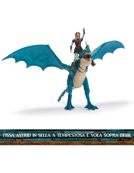 Dreamworks Dragons Deadly Nadder e Astrid