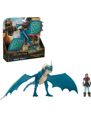 Dreamworks Dragons Deadly Nadder e Astrid