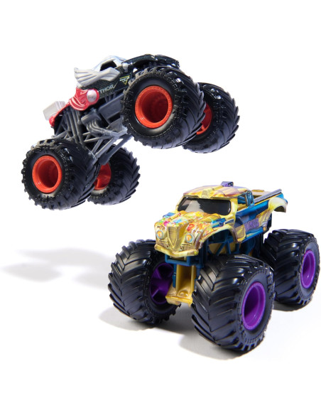 Monster Jam Veicoli 2 pack 1:64 Marvel Thanos vs Thor