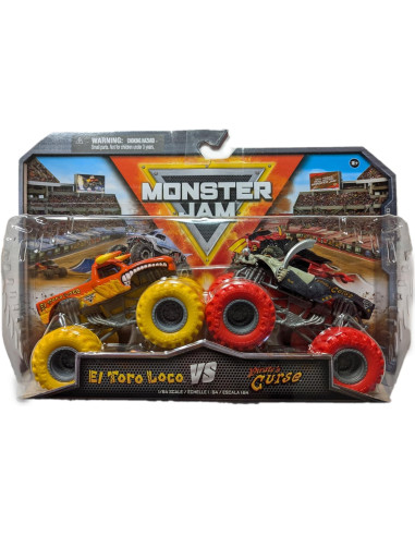 Monster Jam Veicoli 2 pack 1:64 El Toro Loco vs...