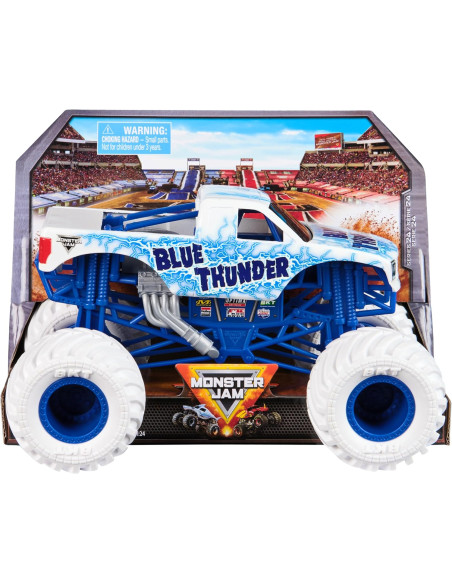 Monster Jam Veicoli 1 pack 1:24 Blue Thunder
