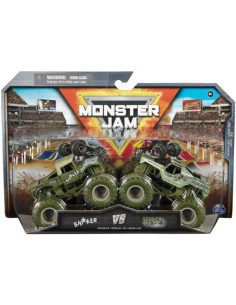 Monster Jam Veicoli 2 pack 1:64 Shaker vs Soldier Fortune