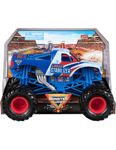 Monster Jam Veicoli 1 pack 1:24  Lucas Stabilizer
